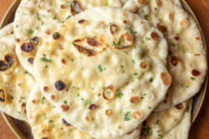 garlic coconut naan bread