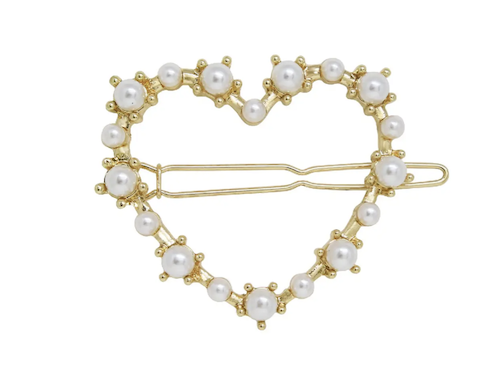 Heart Barrettes