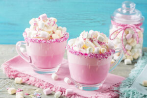 pink hot chocolate