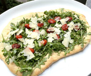 Tomato Arugula Flatbread