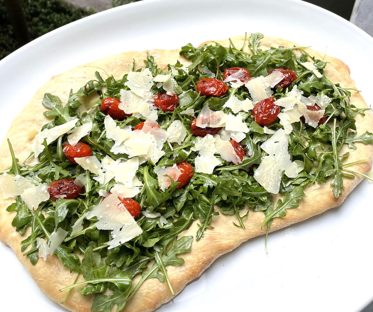 Tomato Arugula Flatbread