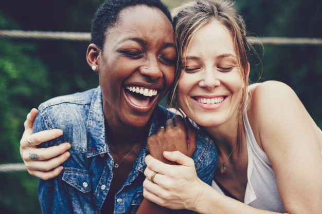 Happy Friends Holding Each Other 53876 73578